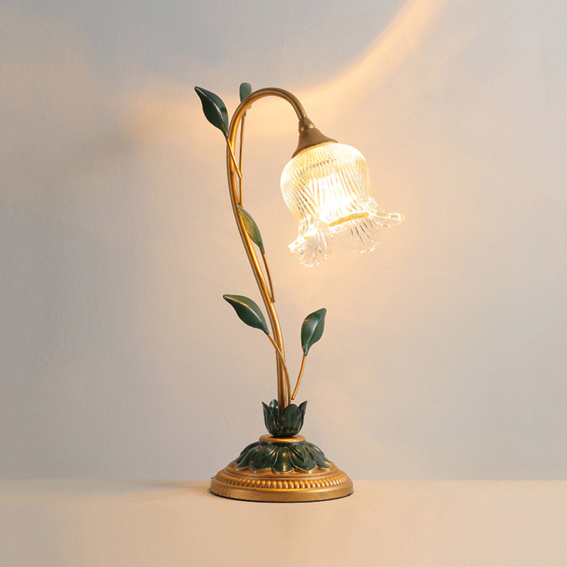 Desk Setup Vintage - Europejska Zielona Vintage Willa Hotelowa Lampa