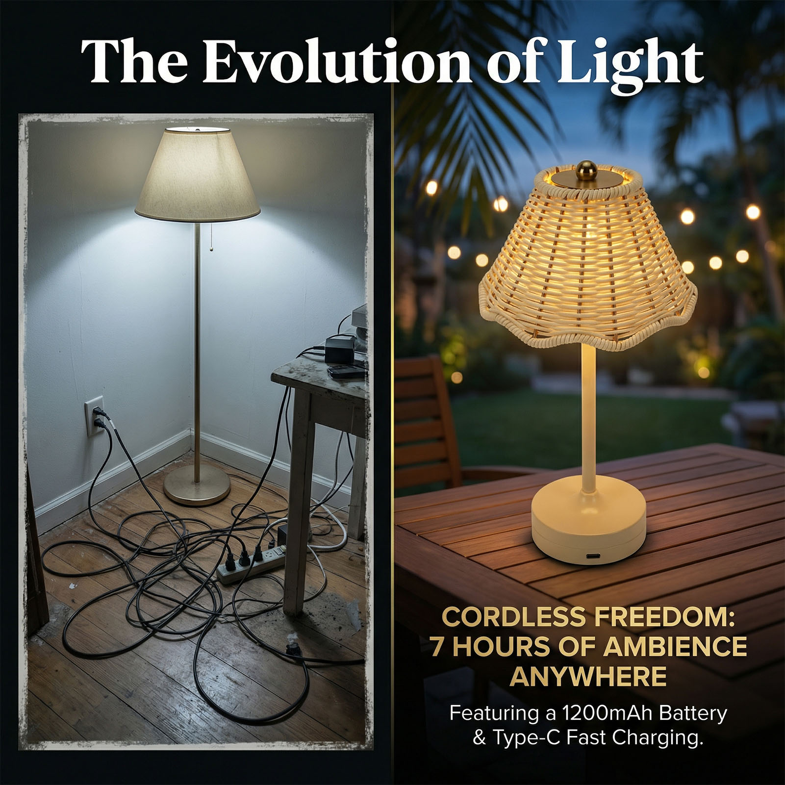 Lampa stołowa LED w stylu vint – Desk Setup Vintage recenzja i cena